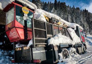 Mounty 4000 Wintereinbruch in der Steiermark